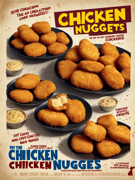 A whole bunch of chicken nuggets.