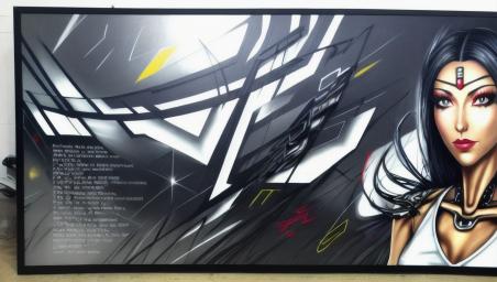 beautiful cybernetic woman