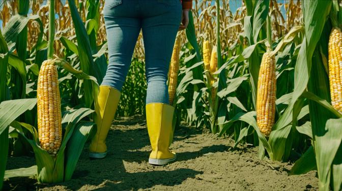 Corn on a fat knee, no one ain't knowing.