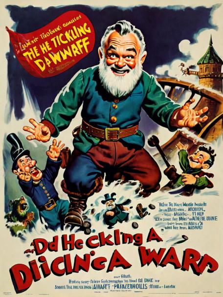 Did he tickling a dwarf?