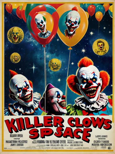 Killer clowns from outer space.
