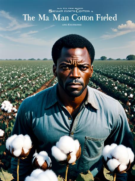 Black man in a cotton field.