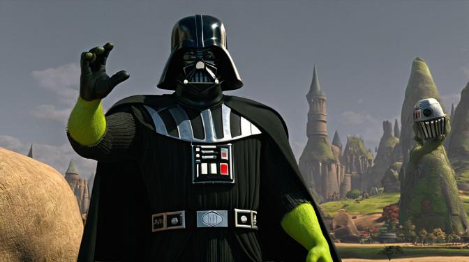 Shrek is Darth Vader.