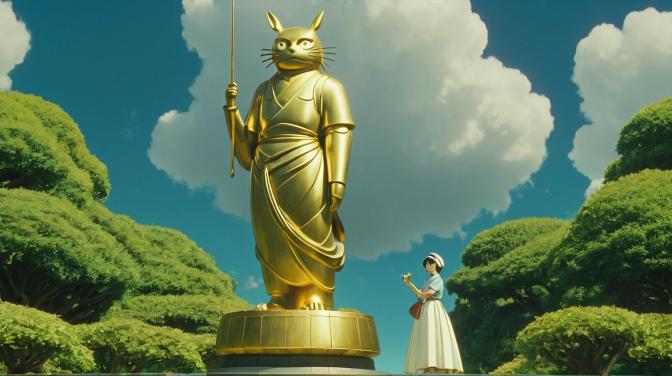 Studio Ghibli The Golden Statue