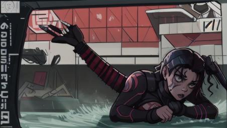 She is the assassin,