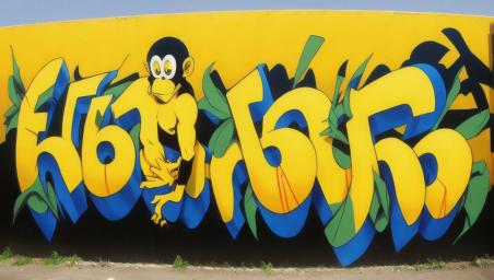 Yellow banana monkey anime