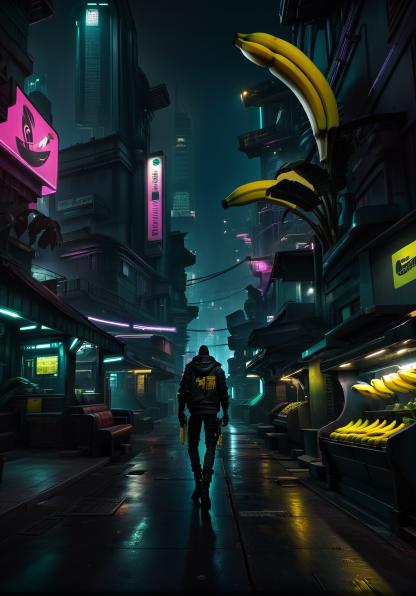 Banana cyberpunk.