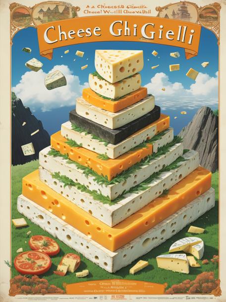 Studio Ghibli Cheese wall