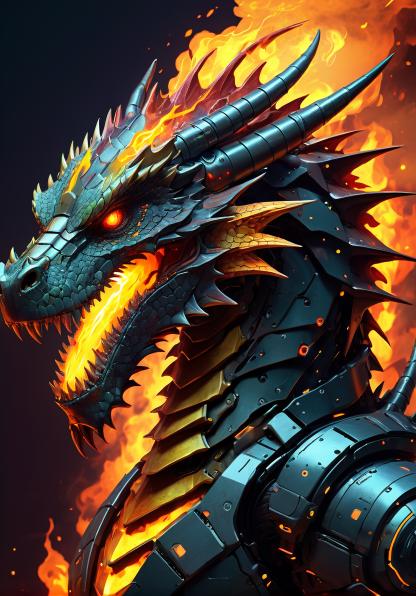 fire-breathing dragon