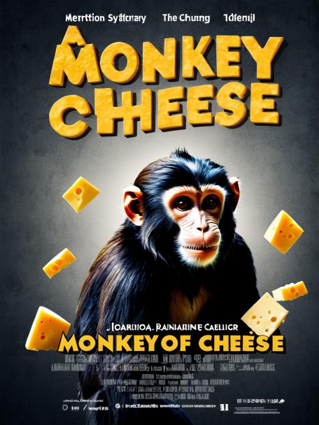 Monkey made of cheese.
