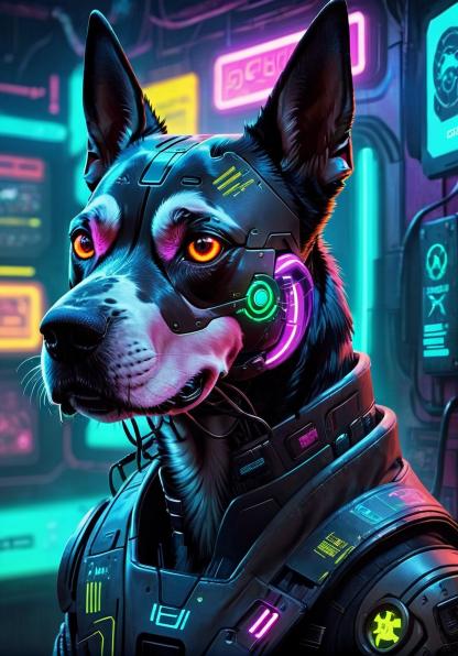 An evil dog.