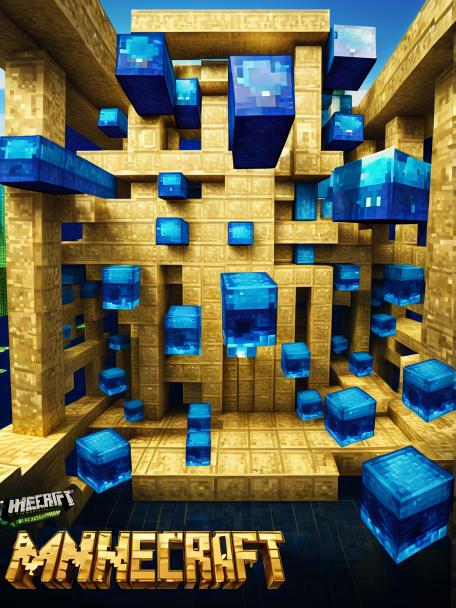 Minecraft, Sapphire, Gold.