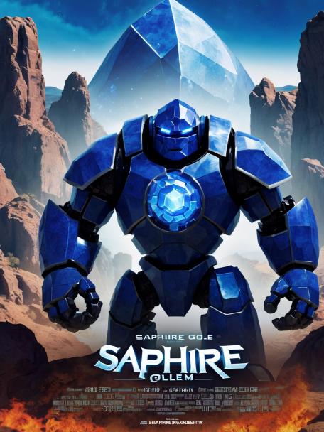 Sapphire Golem