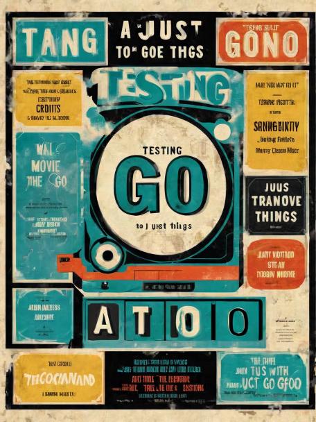 testing stuff and things, just go, just go, go.