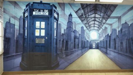 inside the TARDIS,