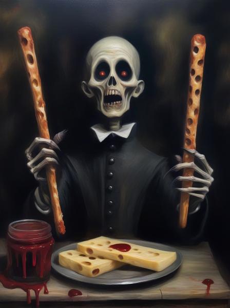 I want a cheese stick.