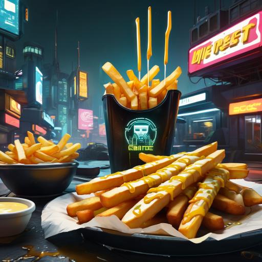 French fries covered in gravy with cheese curds.