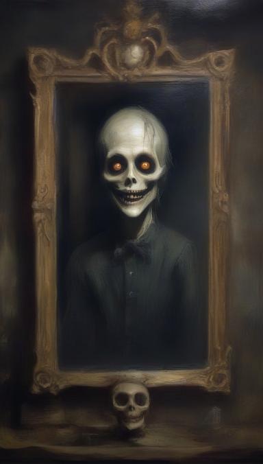 Your reflection in the mirror smiling at you.