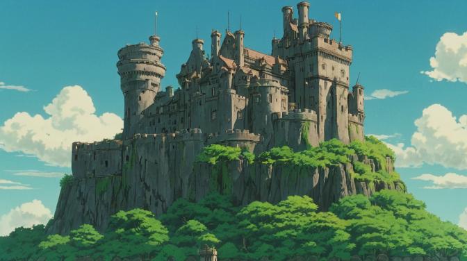 Studio Ghibli and the ruined castle