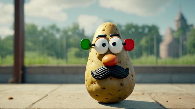 A potato head.