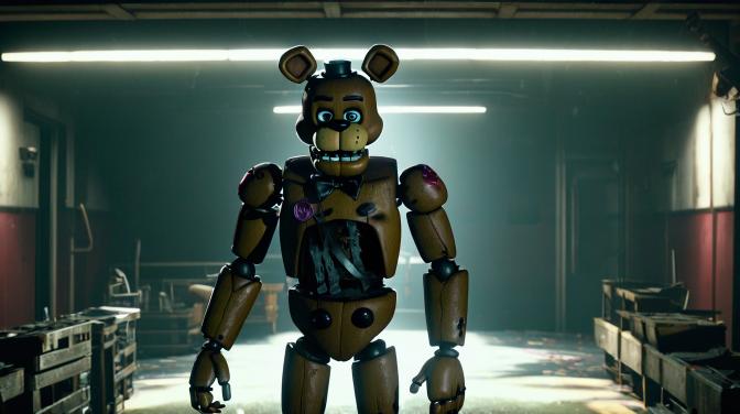 Five Nights at Freddy's, but instead someone's inside their body getting chewed up.
