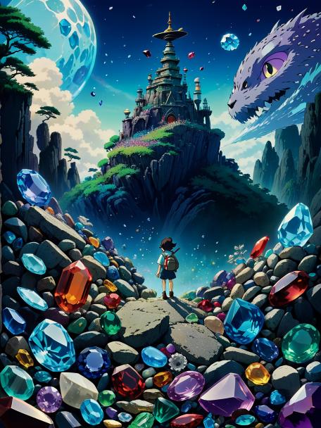 Studio Ghibli and the Pile of Gemstone.