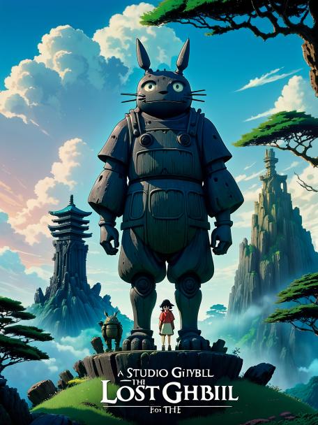 Studio Ghibli and the Lost Rift statue.