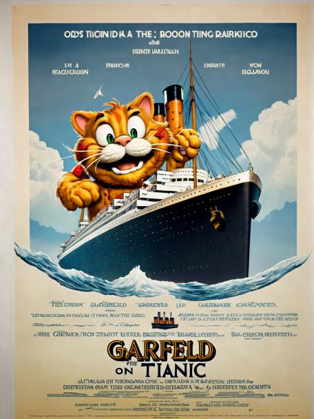 Garfield on the Titanic