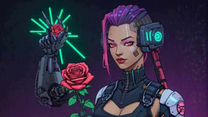 I'm using my rose toy.