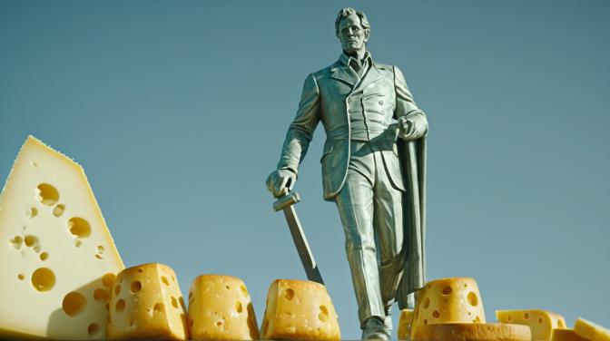Statue of Cheese!