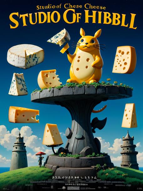 Studio Ghibli Statue of Cheese