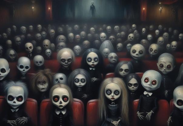 Creepy dolls in cinema.