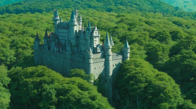 to be a Ghibli in a forgotten castle.