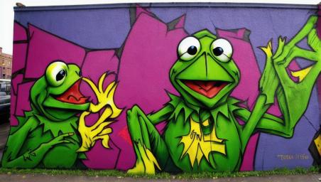 Kermit the Frog ripped apart,