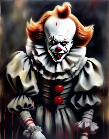 Create an image of Pennywise the Clown.