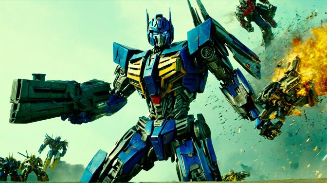 The Transformers fighting me.