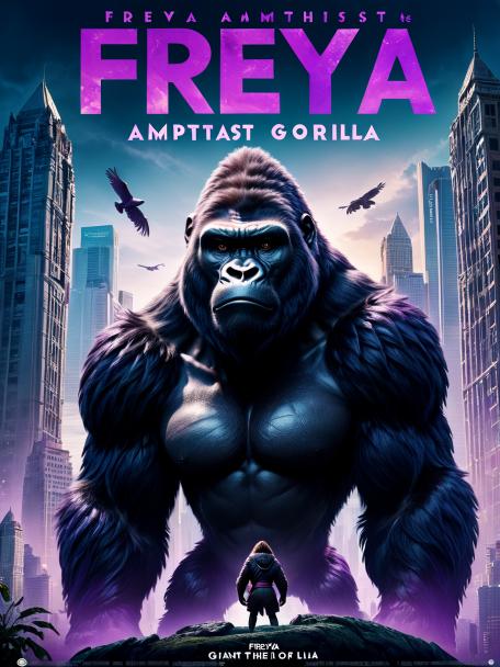 Freya Amethyst as a giant gorilla!