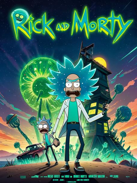 Rick and Morty with Summer
