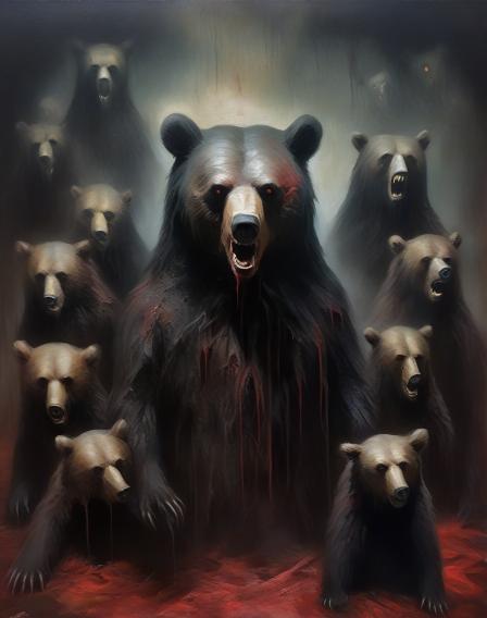 Show me the easiest way to kill these bears.