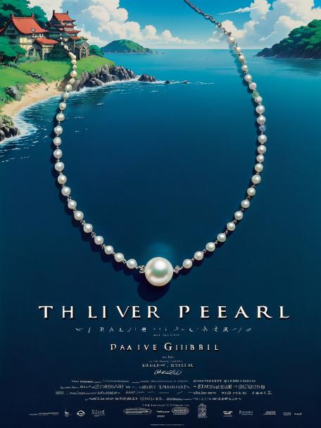 Studio Ghibli the silver pearl necklace