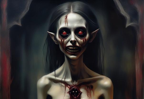 a nude teenage girl avatar vampire