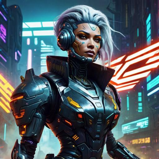 Epic Space Queen flying into battle.