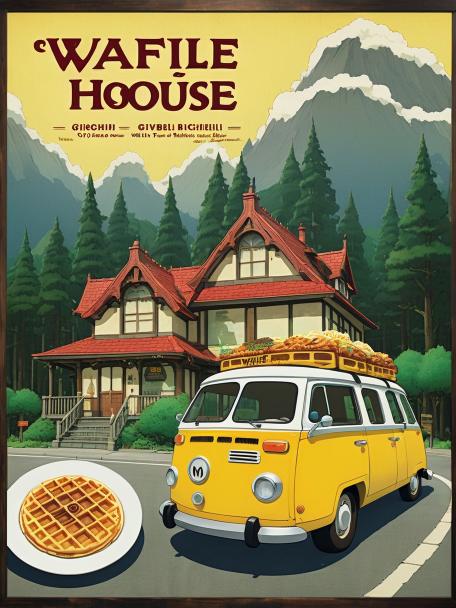 Studio Ghibli Waffle House