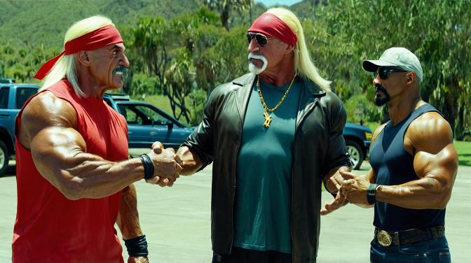 Hulk Hogan meets Ocho Man.