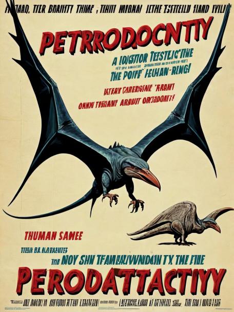 A pterodactyl with human testicles.