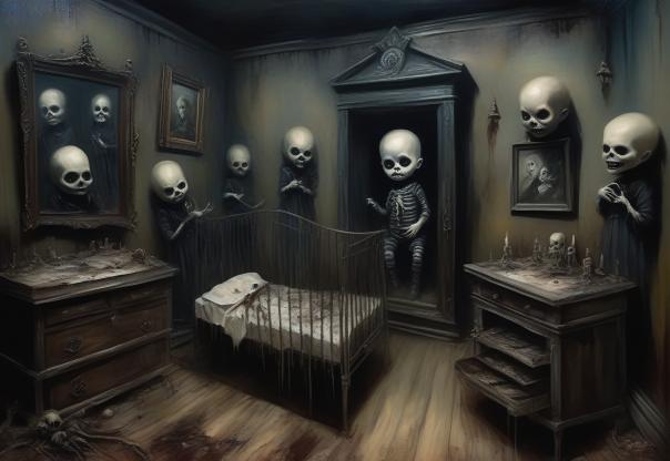 Haunted baby room.