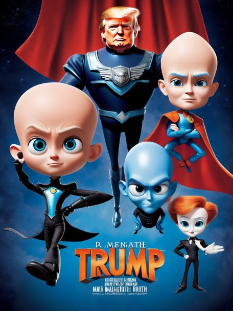 Donald Trump and Megamind's baby.