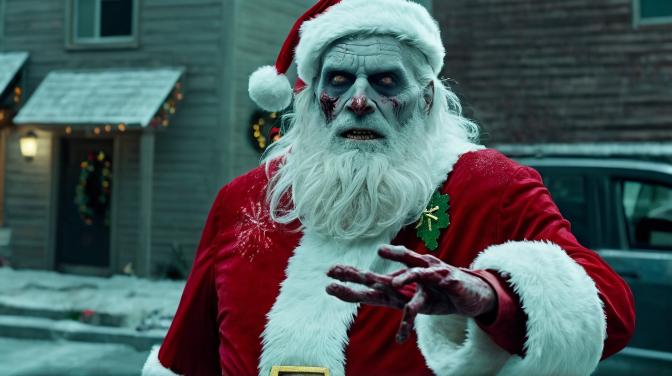 Zombie Santa Claus.