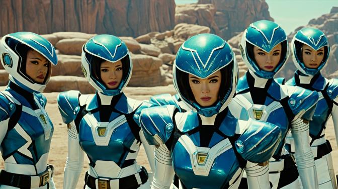 Go, go, go, Cyber Rangers!