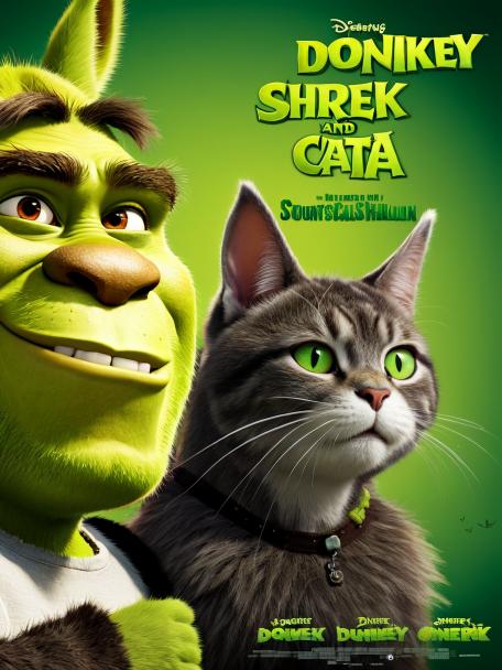 Donkey, Shrek, and a cat combined.